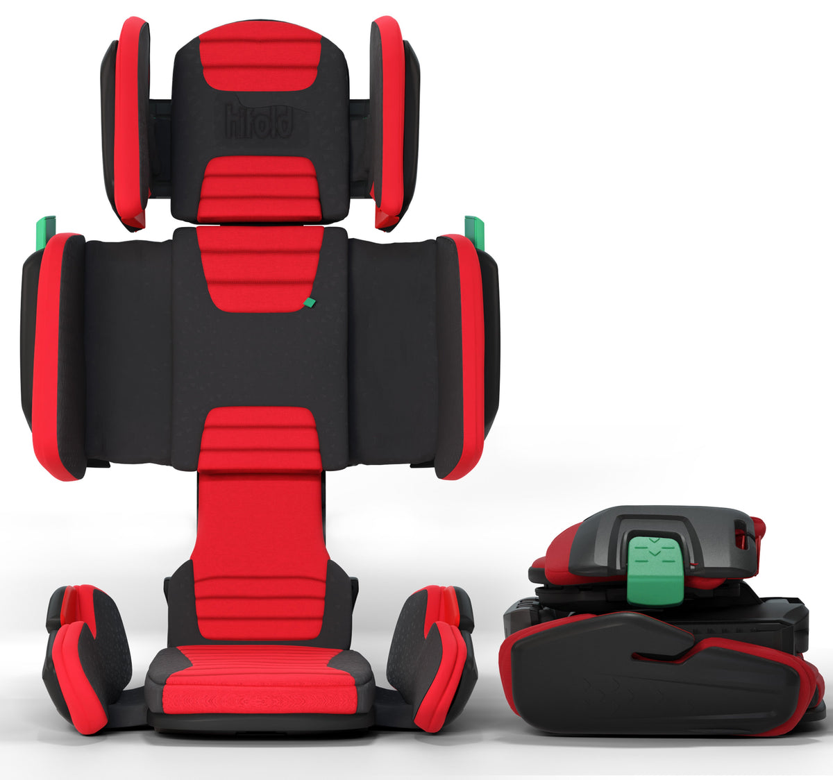 hifold the fit-and-fold booster + storage bag + cup holder - mifold